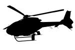 Eurocopter H120 silhouette, shape, TAHD01_101M