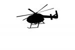  MD Helicopters 600N, Notar silhouette, TAHD02_074M