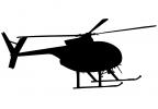 Hughes 369HS, MD 500 silhouette, logo, shape, TAHV01P03_04M