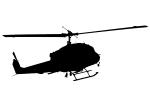 Bell 204 silhouette, logo, shape, TAHV01P08_14M