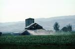 Crop Dusting, Aerial Spraying, Pesticide, Hiller UH-12, Central Valley, sprayer, TAHV01P12_02