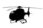 N408DC, Eurocopter EC-120B silhouette,  logo, shape, TAHV03P06_05M
