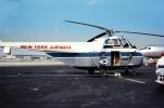 New York Airways Helicopter, N406A, Skybus, Sikorsky S-55 Helicopter, Idlewild International Airport, 1955, 1950s, TAHV04P03_14