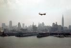 New York Airways, N10103, Piasecki/Vertol 44B, helicopter, New York City docks, waterfront, June 1959, 1950s, TAHV04P07_09