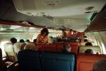 Stewardess, Flight Attendant, Cabin Crew, Passengers, Hostess, seats, seating, 1950s