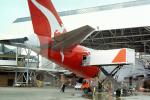 VH-OGA, Boeing 747-438, Qantas Airlines, Hangar, Scissor Lift Truck, Highlift, Named City of Dubbo, RB211-524G, RB211