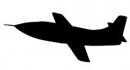 Bell X-1 Silhouette, logo, shape, TARV02P01_09M