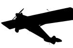 Spirit of Saint Louis silhouette, logo, shape, TARV02P04_12M