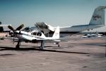 N718NA, Lockheed YO-3A, Quiet Star, NASA, silent airplane, propeller, 718, 02/1987, 1980s