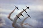 Smoke Trails, airborne, flying, flight, Formation Team, West Coast Ravens, TASD01_108