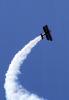 Waco JMF-7 flying upside-down, Smoke trail, Wing Walker, TASV01P05_17