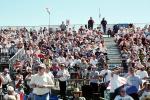 Crowds, Audience, Spectators, people, stands, flags, Reno Airshow, TASV03P05_08