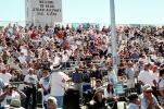 Crowds, Audience, Spectators, people, stands, flags, Reno Airshow