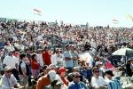 Crowds, Audience, Spectators, people, stands, flags, Reno Airshow, TASV03P05_11