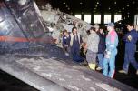 Accident Investigators Reconstructing an Aircraft, Crash Wreckage, TAWV01P07_12