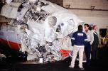 Accident Investigators Reconstructing an Aircraft, Crash Wreckage, TAWV01P08_01