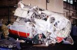 Accident Investigators Reconstructing an Aircraft, Crash Wreckage, TAWV01P08_02