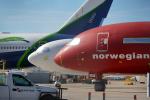 Norwegian, Covid-19 storage, Jet Airplanes Stored, Parked, 2022