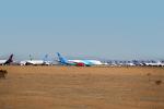 Covid-19 storage, Jet Airplanes Stored, Parked, 2022