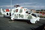 Mil Mi-24, Russian, Attack Helicopter, VTOL, Chopper, Whirlybird, Single Rotor, TAZV01P06_14