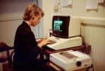 Apple II Home Computer, Woman, Hands on Keyboard, July 1982, TECV01P02_09