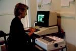 Apple II Home Computer, Woman, Hands on Keyboard, July 1982, TECV01P02_17