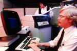Man at Computer, Hand on Keyboard, 1980s, TECV02P09_08
