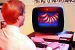 Man at Computer, 1980s