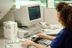 Woman at Computer, Monitor, female, TECV03P06_13