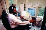 Man at Desktop Computer, male, keyboard, 1995, 1990's, TECV03P11_10