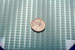 Wafer, Penny, Coin, Integrated Circuits, chips, TEDV01P06_16