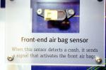 Front end air bag sensor