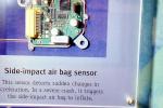 Side impact air bag sensor