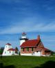 Sherwood Point Light House, Sturgeon Bay, Door County, Green Bay Peninsula, Wisconsin, Lake Michigan, Great Lake, TLHD01_073