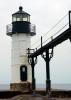 Saint Joseph North Pier Lights Lighthouse, Lake Michigan, Great Lakes, TLHD01_108