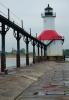 Saint Joseph North Pier Lights Lighthouse, Lake Michigan, Great Lakes, TLHD01_109