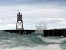 Grand Marais Lighthouse, Michigan, Lake Superior, Great Lakes, TLHD01_216