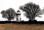 Cheboygan Crib Lighthouse, Cheboygan, Lake Huron, Great Lakes, Paintography, TLHD01_263B