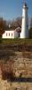 Sturgeon Point Lighthouse, Michigan, Lake Huron, Great Lakes, Panorama, TLHD02_001