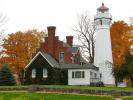 Port Sanilac Lighthouse,  Michigan, Lake Huron, Great Lakes, TLHD02_005