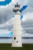 Peche Island Lighthouse, Marine City, Saint Clair River, Great Lakes, TLHD02_028C