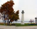 Peche Island Lighthouse, Marine City, Saint Clair River, Great Lakes, TLHD02_029