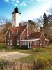 Presque Isle Lighthouse, Pennsylvania, Lake Erie, Great Lakes, TLHD02_108
