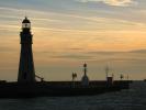 Buffalo Main Lighthouse, bottle-necked lighthouse, Lake Erie, New York State, Great Lakes, TLHD02_127