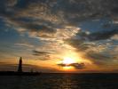 Buffalo Main Lighthouse, Lake Erie, New York State, Great Lakes