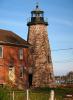 Charlotte-Genesee Lighthouse, Rochester, Lake Ontario, New York State, Great Lakes, TLHD02_182