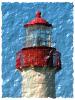 Cape May Lighthouse, New Jersey, Eastern Seaboard, Atlantic Ocean, Paintography, TLHD02_289B