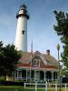 Saint Simons Island Light Station, 1872, Georgia, East Coast, Eastern Seaboard, Atlantic Ocean, TLHD03_048