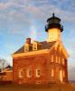 Morgan Point Lighthouse, Mystic Harbor, Connecticut, Atlantic Ocean, East Coast, Eastern Seaboard, Harbor, TLHD04_043