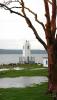 Browns Point Lighthouse, Tacoma, Puget Sound, Washington State, West Coast